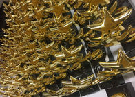 Metallstern-höhlt kundenspezifische Trophäen-Schale, glänzendes Gold überzogener Preis Trophäen