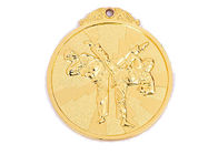 Metall personifizierte Medaillen spricht 65*65mm für Taekwondo-Wettbewerb zu