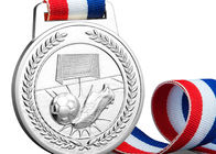 Weich/emaillieren Sie stark kundenspezifische Sport-Medaillen, Zink-Legierungs-Fußball-Medaillen und Bänder