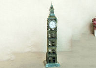 Uhr-Statuen-Eisen-Material Haupthandwerks-Geschenk-Londons berühmtes Big Ben des dekor-DIY
