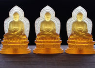 Reichlich farbige Glasur-Buddha-Zahl für den Altar und Anbetungs-kundenspezifische Texte angenommen