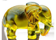 Bernsteinfarbige Glasur-Inneninneneinrichtungs-Elefant-Figürchen-Statue 135*80*115mm