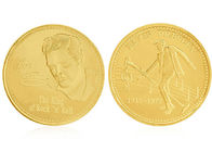Goldsilberne Farbkundenspezifische Sport-Medaillen-Messingmaterial als Gedenkmünze in der Tätigkeit