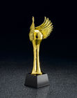 Herz und Wing Custom Engraved Trophy Material-Harz-Liebe und Ausdruck im Büro