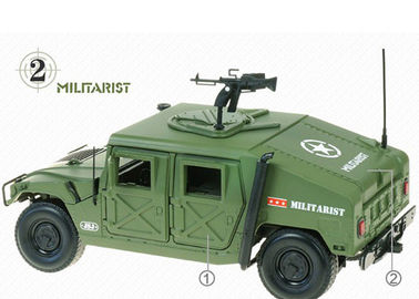 Grün überzogenes Hauptdekor-Handwerk, elektronisches Militär-SUV-Fahrzeug-Modell