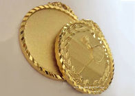 Gold überzogene werfende Metallsport-Medaillen-kundenspezifische Zink-Legierung für Badminton-Match