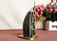 Bronze überzogenes DIY-Handwerks-Geschenk-weltberühmtes Gebäude-Modell des Burj-Al-Araber-Hotels