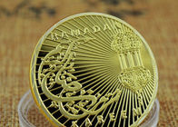 3D angehobene Einbrennlack-Militärmedaille, arabische Kultur-Gedenkgoldmünze
