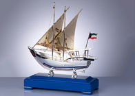 Holzfuß-arabisches kulturelles Andenken-/Fisch-Boots-Modell mit kundenspezifischer Flagge