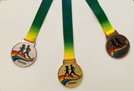 Kundenspezifische Sport-Medaillen des Marathon-Andenken-Metall70mm